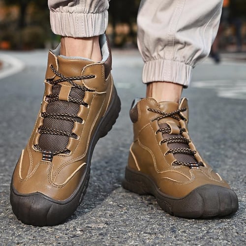 Winter ankle boots for men cheap
