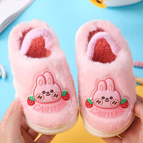 Furry slippers hotsell for toddlers