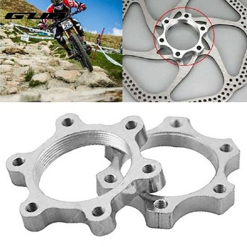 Bicycle disc brake rotor adapter on sale