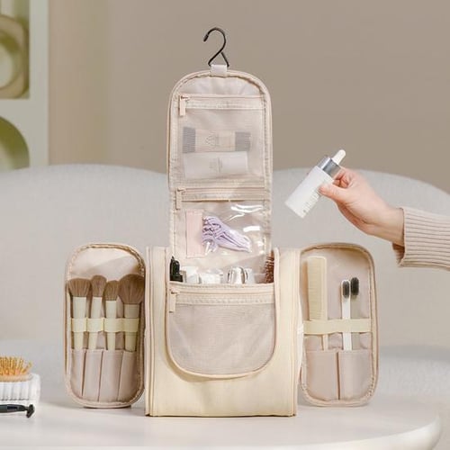 Multi compartment toiletry bag outlet