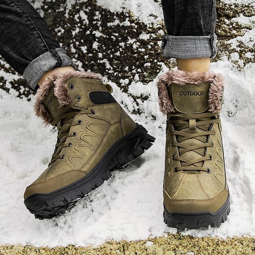Mens snow boots size 7.5 deals
