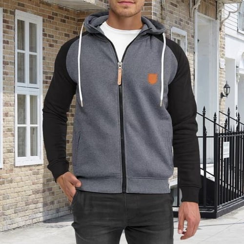Thin hooded cardigan deals
