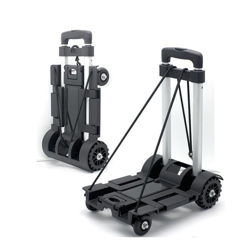 Portable folding luggage trolley discount