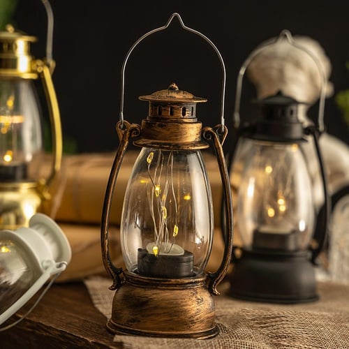 Old candle shop lamp