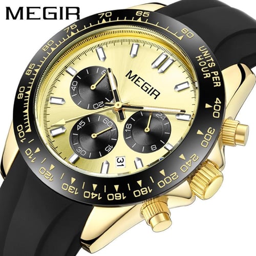 Meigeer MEGIR quartz watch multifunctional timing waterproof