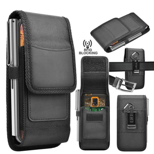 Universal Vertical Nylon Holster Carrying Cell Phone Holster Belt
