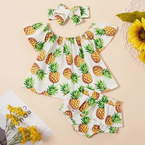 Pineapple baby girl clothes new arrivals