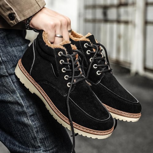Warm cheap martin boots