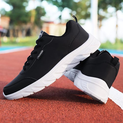 Non slip black trainers sales