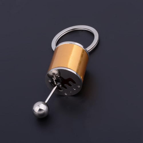 Gear Knob Gear Shift Gear Stick Gear Box Metal Key Chain Keyfob