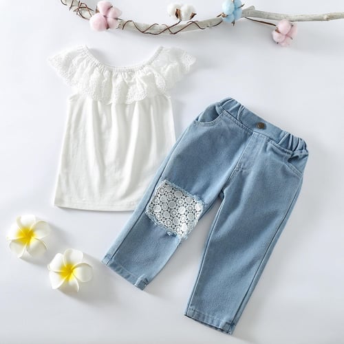 Infant hot sale jean outfit