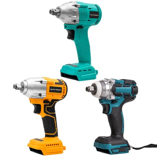 DE Cordless Wrench 1 2 Socket Electric Impact Spanner Max 520Nm
