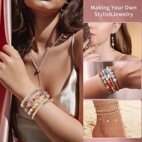 Rose gold beads for jewellery making 2025
