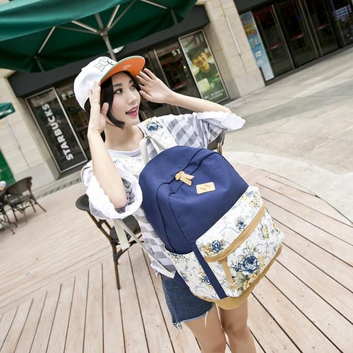Student canvas backpack new arrivals
