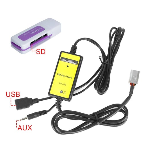 Cd changer shop aux adapter