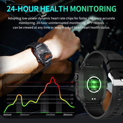 Smart watch continuous heart rate on sale