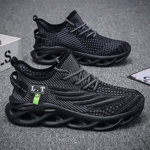 Large Men s Shoes Summer Breathable Flying Weave Sports Casual