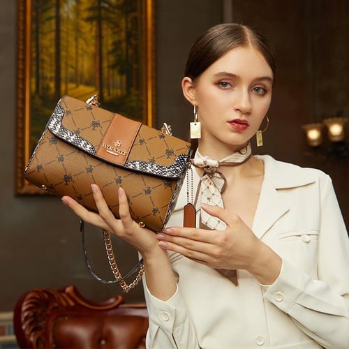 W.D.POLO Handbag 2023 New Summer Fashion Joker Handbag Old Flower