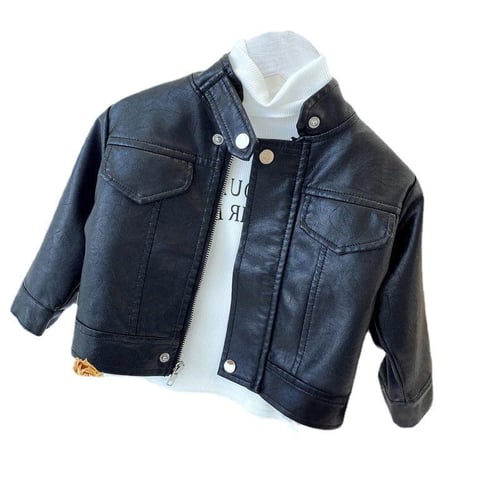 Children s Clothing Autumn Children s Leather Clothes Boys and