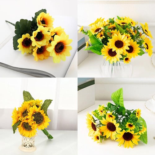 Fake sunflower arrangements outlet