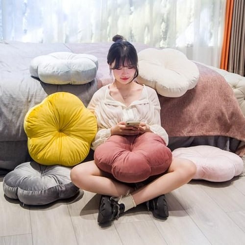 Floor Cushion Comfortable Decorative Lightweight Fashion Flower