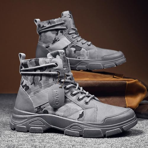 Casual deals military boots