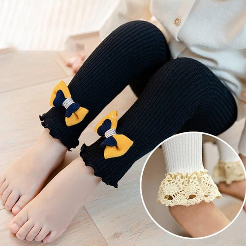 Girls online knitted leggings