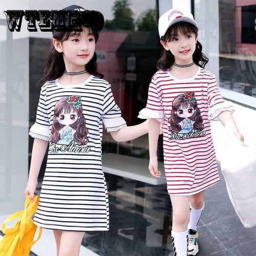 Cartoon t top shirt dress