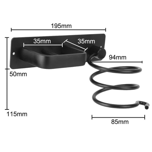Hair straightener holder wall mounted online