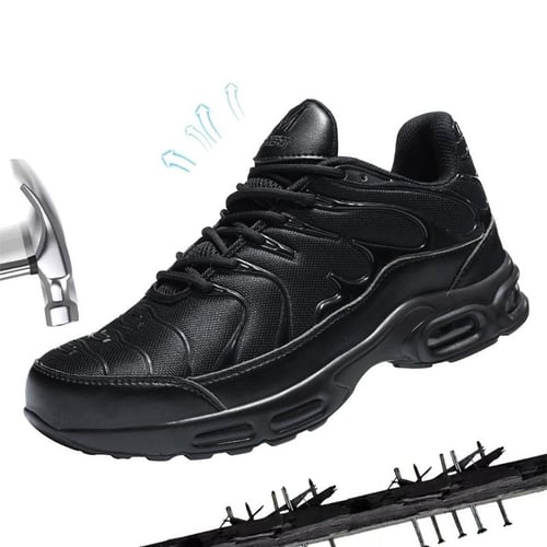 The air cushion is light and labor protected shoes men s toes are
