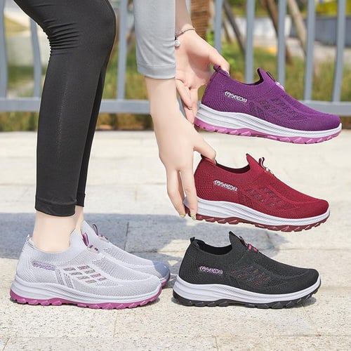 Running Shoes Elderly Sports Shoes Female Walking Shoes 2023