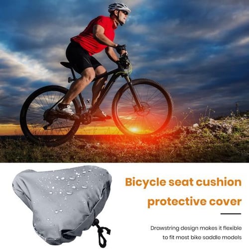 2Pcs Bike Seat Covers with Drawstring Waterproof UV Resistant