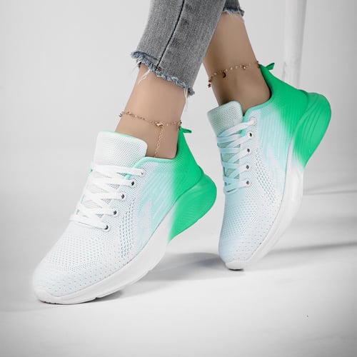 Ladies flat cheap walking shoes
