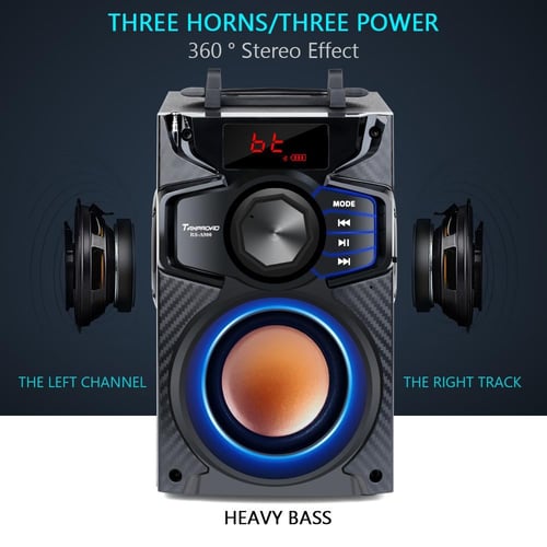 TOPROAD Bluetooth Speaker Portable Big Power Wireless Stereo