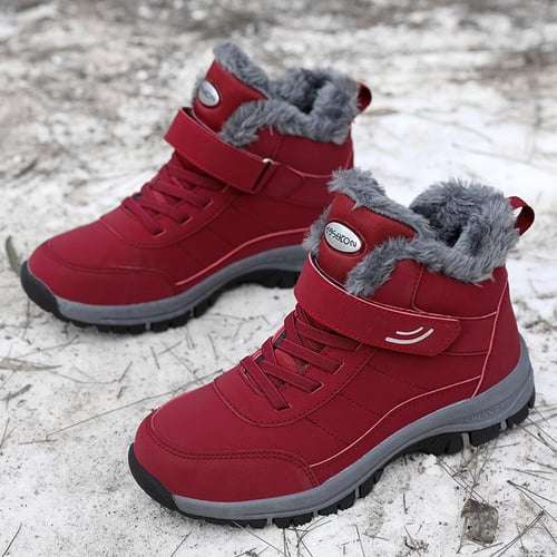 New Elderly Shoes Autumn and Winter High Top Plush and Thickened
