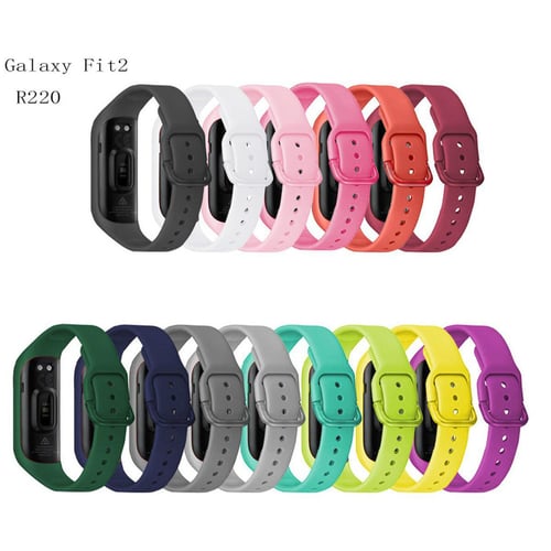 Soft Silicone Sport Band Straps For Samsung Galaxy Fit 2 SM R220
