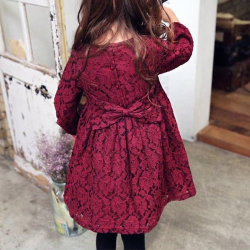 Wine red outlet baby dress