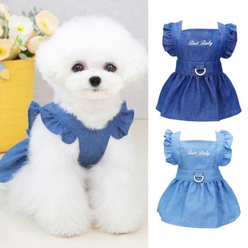 Embroidered dog skirt best sale