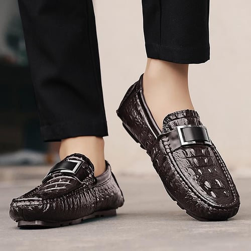 New Men s Classic Flat Oxfords Business Casual Leather Shoes