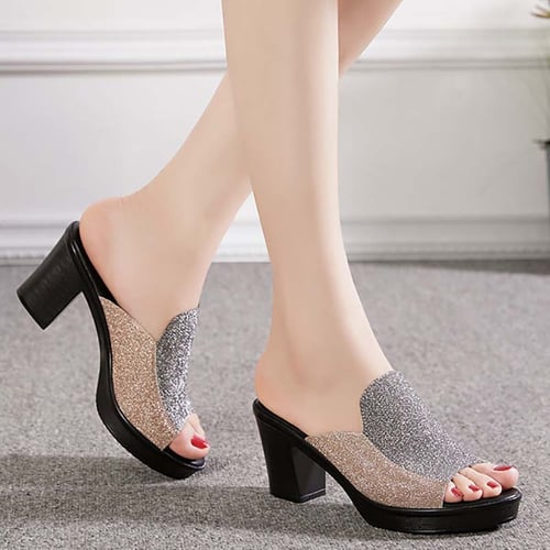Sandals medium heel new arrivals