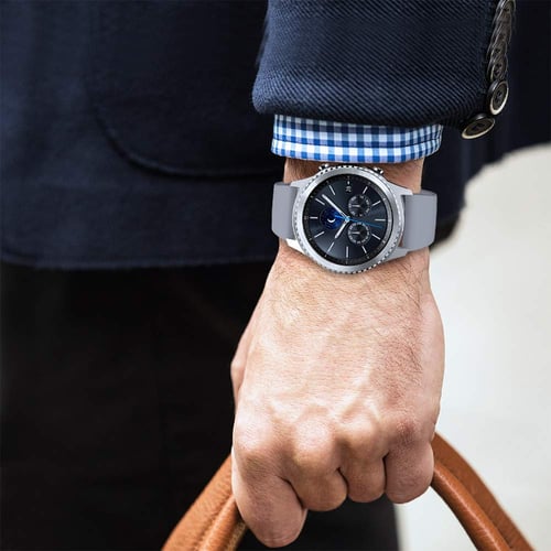 Silicone strap For Samsung Galaxy watch 3 46mm 42mm Gear S3 S2