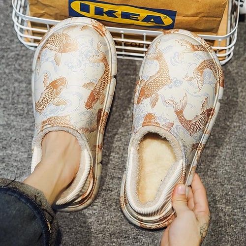 Winter outlet slides shoes