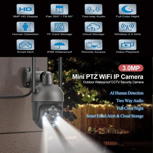 Techage 1080p discount wifi ip camera