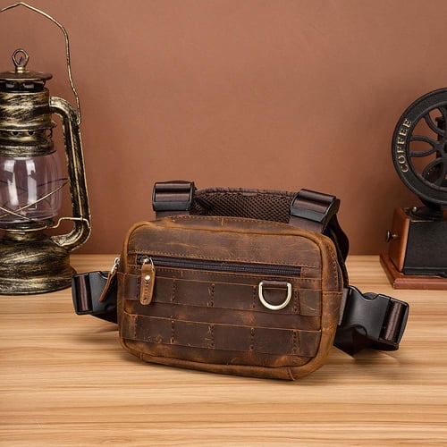 Leather chest rig on sale bag