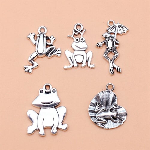 Frog charms jewelry hot sale