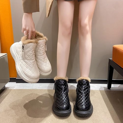 Ladies flat winter ankle boots hotsell