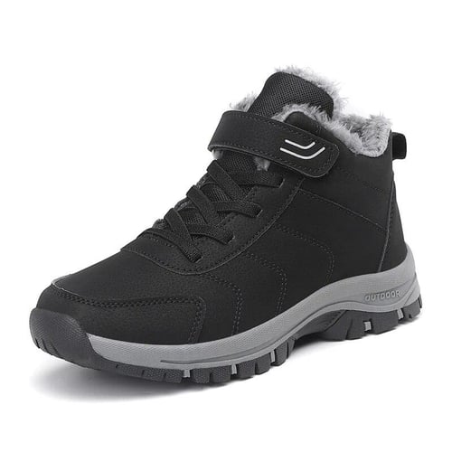Men s Hiking Shoes Winter Plush Cotton Boots Warm Sneakers Women s