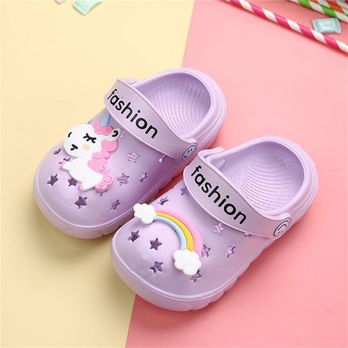 Baby unicorn slippers top