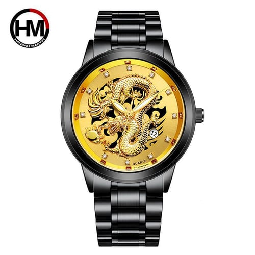 Hannah Martin Stainless Steel Calendar Dragon Business Waterproof