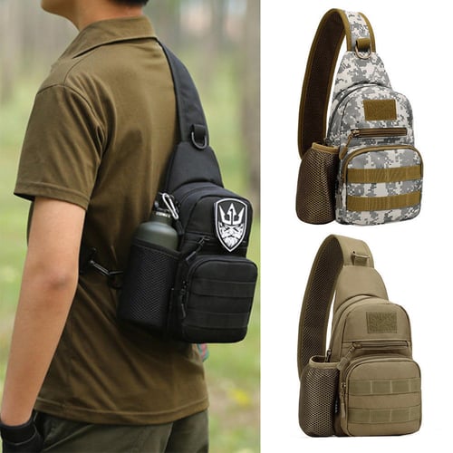 3color Men Outdoor Tactical Military Messenger Shoulder Bag Sling